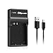 OAproda LP-E17 Rapid Micro USB Battery Charger for Canon EOS Rebel T6i, T6s, T7i, SL2, EOS M3, M5, M6, EOS 200D, 750D, 760D, 77D, 8000D, Kiss X8i Digital SLR Camera, Replace for Canon LC-E17 Charger