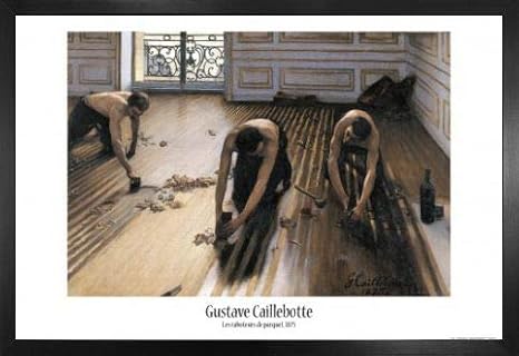 Amazon Com Gustave Caillebotte Poster And Frame Mdf The Floor