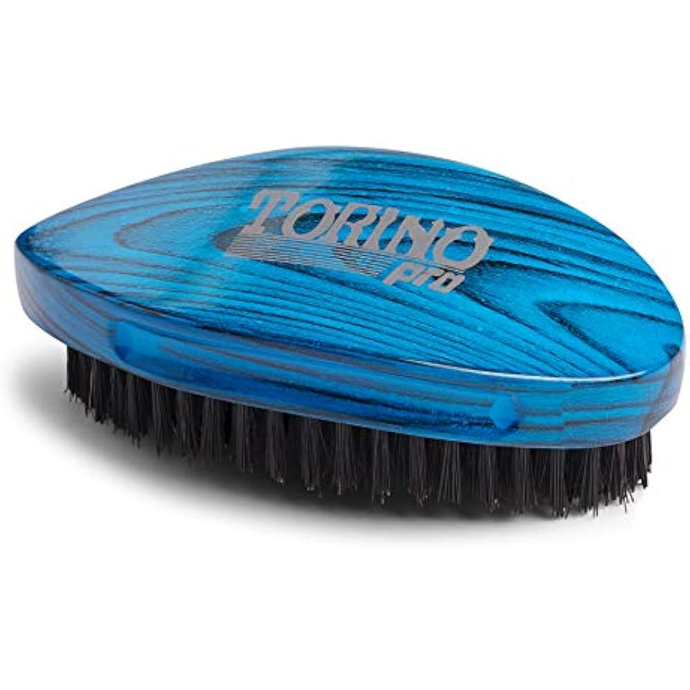 Torino Pro Wave Brushes King 75 Hard Pointy Curved 360 Waves Brush