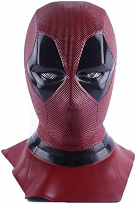 Yacn Deadpool mask Adult,Deadpool Cosplay Costume for Men&Fancy Dress for Teens Deadpool Movie Replica Full Head mask
