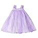 Wensltd Doll Clothes for 18 Inch Dolls Pretty Lace Dress Fits American Girl Dolls (Purple)