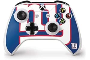 Skinit Decal Gaming Skin Compatible with Xbox One S Controller - Officially Licensed NFL New York Giants Large Logo Design