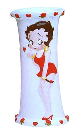 White Betty Boop Vase Betty Boop Flower Pot Amazon Co Uk Toys