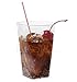 Clear Plastic Cups | 10 oz. 80 Pack | Hard Disposable Cups | Square Plastic Wine Cups | Plastic Cocktail Glasses | Large Plastic Drinking Cups | Plastic Party Cups | Bulk Wedding Plastic Tumblers