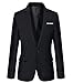 Benibos Mens Slim Fit Casual One Button Blazer Jacket