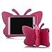 Ipad 2 3 4 Case,ER CHEN Kids Light Weight Cute Butterfly Design Shock Proof EVA Foam Series Case for Ipad 2/3/4(Rose)