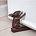 Vintage Cast Iron Mouse Door Stop Wedge by Comfify | Lovely Decorative Finish, Padded Anti-Scratch Felt Bottom Protects Floors