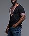 Tutorutor Mens African Dashiki Shirts Summer Fall Short Sleeve Graphic Print Top Tees Fashion V Neck T-Shirt 