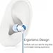 Vanten Premium Metal In-ear Earphones Heavy Bass Stereo Loud Sound Earbuds Noise Isolating Headphones with Answer Calling Control 3.5mm for Smartphones (Blue/White)
