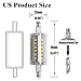 YouOKLight 2 Pack, R7S 78MM 5W LED Light Bulbs Warm White, J Type 360 Degrees Floodlight Bulb-No Dimming, Replacement for 40W Double Ended Halogen Lamps, AC90~265V