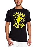 American Classics Men's Rocky Italian Stallions T-Shirt, Black, X-Large