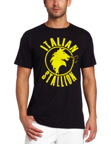 American Classics Men's Rocky Italian Stallions T-Shirt, Black, X-Large