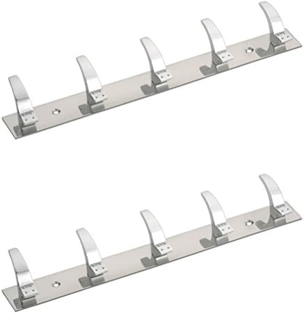 Doyours Multipurpose Hook Rail Stainless Steel Hanger Door Hooks - Pack Of 2 Pieces