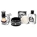 Fine Heavy Stoneware Stackable Shave Soap Bowl - Shaving Bowls For Men - Lather Mug For Wet Shavers - Black