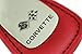Chevrolet Chevy Corvette C3 Leather Key Chain Red Tear Drop Key Ring