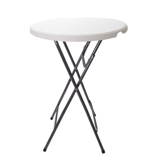 Summer Sale Ready For Picnic Adeco White Plastic Folding Table