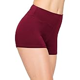 ALWAYS Women Yoga Shorts - Soft Stretch Athletic Running Dance Safety Pants