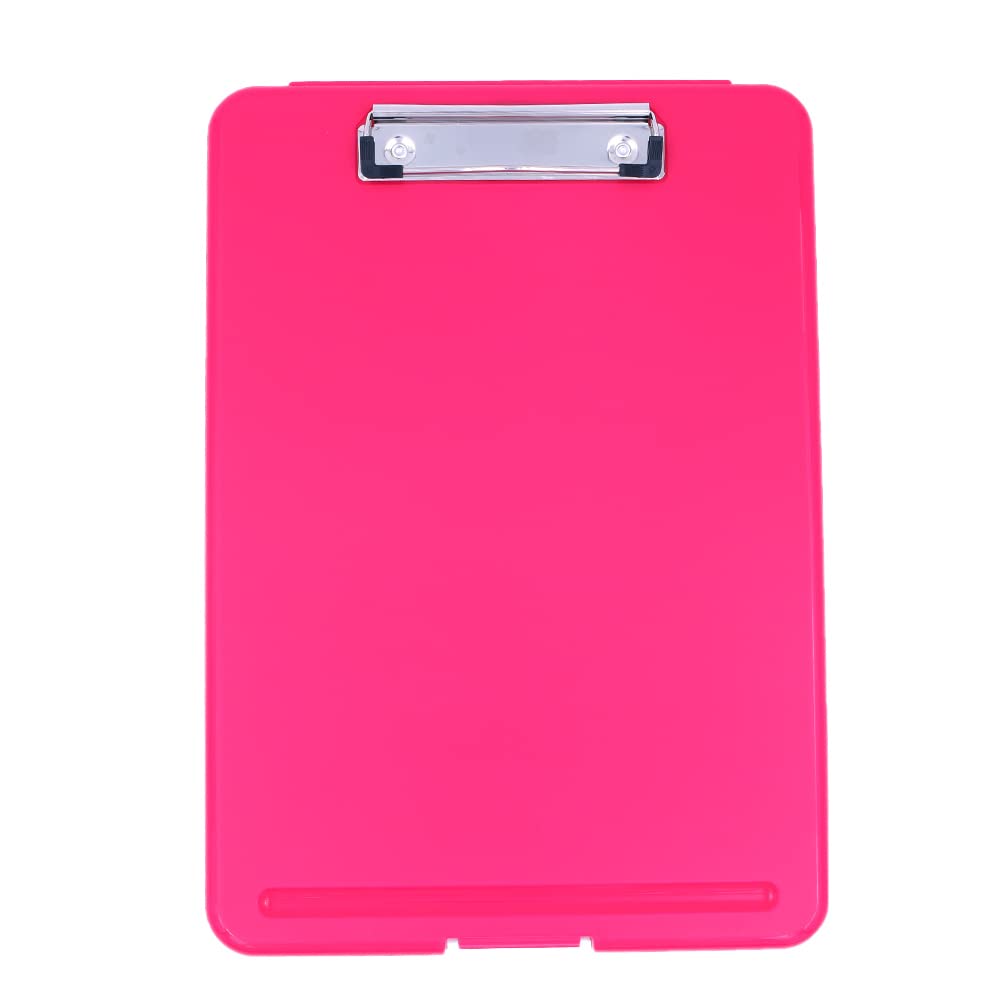 Tiardey Nursing Clipboard with Storage,Lightweight Writing Clipboard with Compartment Organizer for Sales Coach School Office - Red