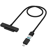Sabrent USB 3.1 Type A pour SSD / Adaptateur disque dur 2,5 pouces SATA [Optimisé pour SSD, suppo...
