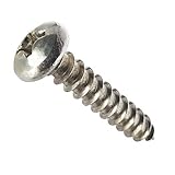 #10 x 1" Pan Head Sheet Metal Screws, Full