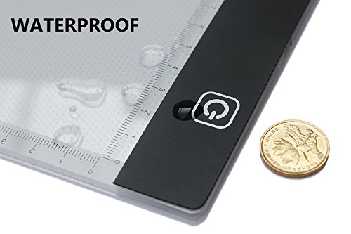 A4 LED Diamond Painting Light, Genround 5D Diamond Painting Kit, 3.5mm Thin Waterproof A4 Led Light Box Led Drawing Board for Kids & Adults Painting with Diamonds to See Symbols and Numbers Clearer