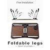 VLikeze-Laptop-Desk-Laptop-Bed-Table-with-Foldable-Legs-Cup-Slot-Reading-Holder-Notebook-Stand-Breakfast-Bed-Tray-Book-Holder-for-Sofa-Bed-Terrace-Balcony-Garden-Black VLikeze Laptop Bed Table, Portable Bed Desk for Laptop, Foldable Laptop Lap Desk with Cup Holder Laptop Stand Breakfast…