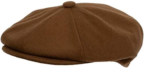 Levine Italian Cashmere 'Classico' 8-Panel Newsboy Cap (4 Colors)