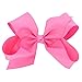 QingHan 4.5 inch Hair Bows For Girls Clips Grosgrain Ribbon Boutique bow Babies Teens Kids Toddlers Pack Of 20