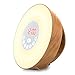 Wake Up Light,COULAX Wood Sunrise Sunlight Alarm Clock with 6 Natural Sounds & FM Radios,Touch Control With Snooze Function & 7 Color Bedside Lamp for Heavy Sleepers and Kids
