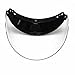 E-Bro Universal 3 Snap Flip Up Visor Face Shield Lens for Open Face Motorcycle Helmets (Clear)