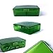 XINHOME 6 Compartment Pill Box Holds Up to 200 Tablets Gasketed & Waterproof (Green)