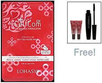 CellComDX Intensive Care Mask Sheet (25g/0.8oz) 5ea + Free Gift Snail Cream (5g/0.17oz) 2ea + Free Gift The Faceshop Mascara