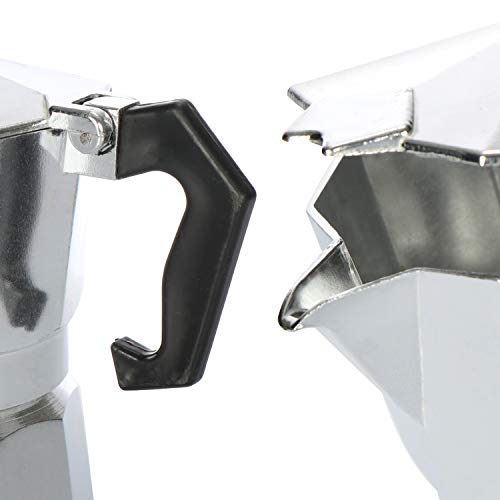 COM-FOUR® 1x Espressokocher für 3 Tassen - Mokkakanne im klassischen Design - Kaffeekocher - Espressokanne… – Bild 4