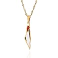 PEAS Fashion Jewelry Israel Necklace Stainless Steel Palestine Map Pendant Necklace