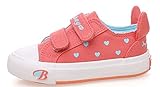 LoveDoDo Girls Sweet Rabbit Canvas Shoes (Toddler/Little Kid/Big Kid)