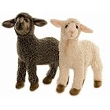 Hansa Kid Sheep Plush, Black