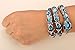 YACQ Women's Crystal Stretch Snake Bracelet Fit Wrist Size 6-1/2 to 8 Inch - Lead & Nickle Free - Halloween Costume Outfit Accessories Jewelry