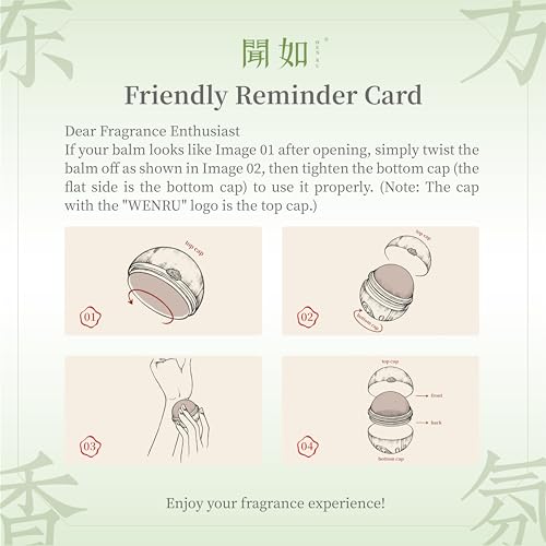 CHBOMTELEY Aromatherapy Balm Sphere - Natural Sleep Aid & Stress Relief Essential Oil, Portable Meditation Gift Set ，Premium Floral Scent for Home/Office/Travel