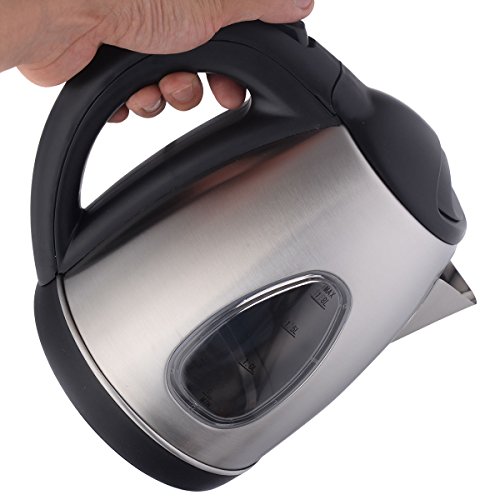 Click Here to See More Images lunanice New 1500W 1.8 Liter Electric Kettle Tea Hot Water Boiler Heater Stainless Steel