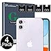 Ferilinso [4 Pack] Camera Protector for iPhone 11 Camera Protector, Bubble Free Tempered Glass Protection Film for iPhone 11 Camera Protector (Clear)