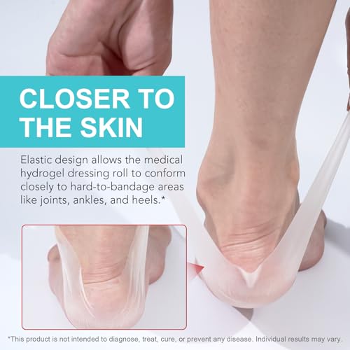 Hydrocolloid Plaster Roll 5 cm x 3.6 m, Self-Adhesive Hydrocolloid Wound Plasters for Blisters, Cuts & Skin Protection, Various Sizes, Can Be Cut to Size, Pack of 1
