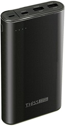 Thiss 18000mah Portable Battery Power Bank Quick Charge 3.0 Dual USB Charger Backup Pack For iPhone 6s 6 Plus and more Black