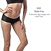 Lapasa 3-Pack Women's Hip Brief Panty (Large, Black)