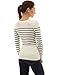 PattyBoutik Women's Crewneck Striped Military Sweater