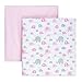 Tadpoles 2-Piece Elephant Crib Sheets | Collection of 2 Fitted Crib Sheets | Made of 100% Brushed Microfiber Polyester | Soft, Smooth, Breathable & Durable | Ideal for Babies | Pink & White