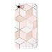 uCOLOR Case Compatible with iPhone 6S 6 iPhone 8/7 SE 2nd (2020) Cute Glossy Protective Case Sparkle Rose Gold Pink White Marble Slim Soft TPU Silicon Shockproof Cover Compatible iPhone 6s/6/7/8(4.7