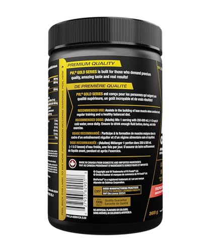 PVL EAA+BCAA COMPLETE – Essential Amino Acid Supplement with BCAAs, Electrolytes & B-Vitamins – Pre, Intra or Post Workout Powder – Keto & Vegan Friendly – Tropical Punch, 30 Servings