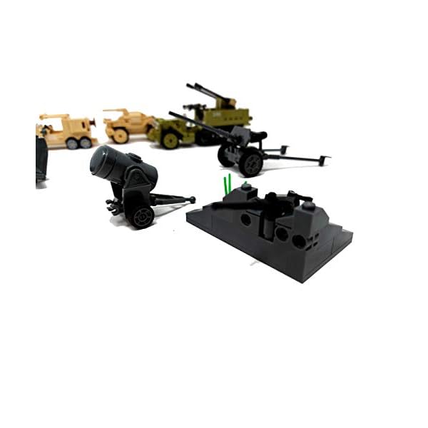 Brigamo Bausteine WW2 Deutsche Luftwaffe Stützpunkt mit Jagdflieger,PAK, MG Nest, Flak – Bild 5