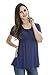 Bearsland Women's Breastfeeding and Nursing Summer Top Blue Size M