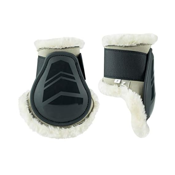 Horze-Caliber-Fetlock-Boots-with-Pile-Lining-Dark-Navy-Horse